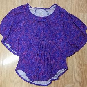 Mossimo flutter sleeve babydoll top